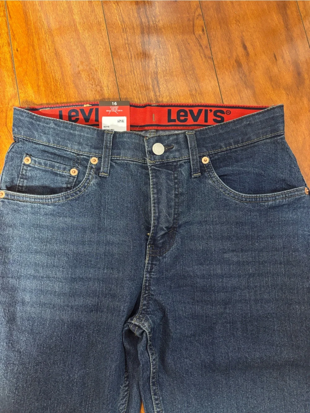 Levi's  Men's Jeans - Deep Blue Denim
